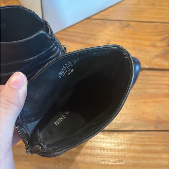 (418) NINE WEST BLACK BOOT HEELS - Picture 11 of 14